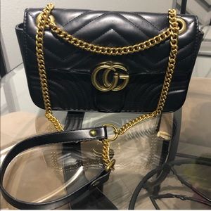 Black Gucci purse